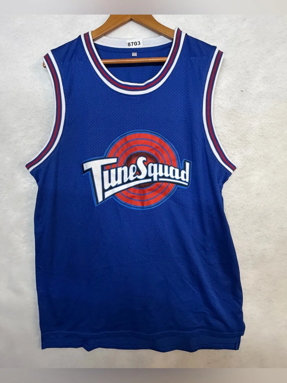 Michael Jordan #23 Tune Squad Jersey Men's XXL Space Jam Blue 8703